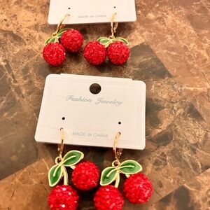 Red Cherry Earrings